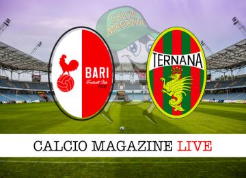 Bari Ternana cronaca diretta live risultato in tempo reale