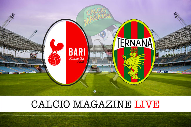 Bari Ternana cronaca diretta live risultato in tempo reale