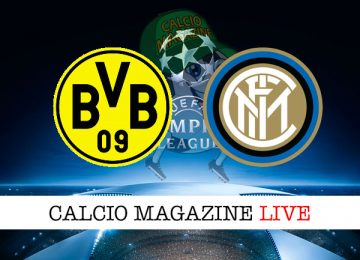 Borussia Dortmund Inter cronaca diretta live risultato in tempo reale