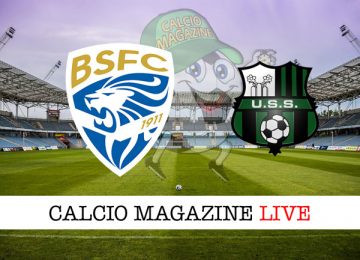 Brescia Sassuolo cronaca diretta live risultato in tempo reale