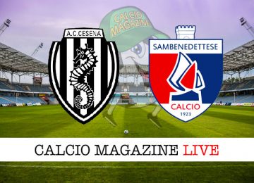 Cesena Sambenedettese cronaca diretta live risultato in tempo reale