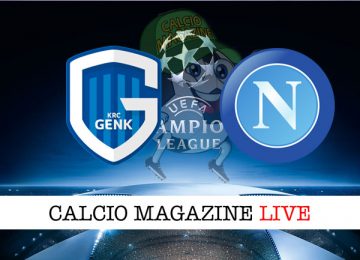 Genk Napoli cronaca diretta live risultato in tempo reale