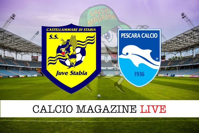 Juve Stabia Pescara cronaca diretta live risultato in tempo reale