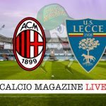 Milan Lecce cronaca diretta live risultato in tempo reale