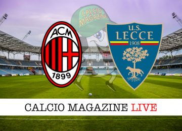 Milan Lecce cronaca diretta live risultato in tempo reale