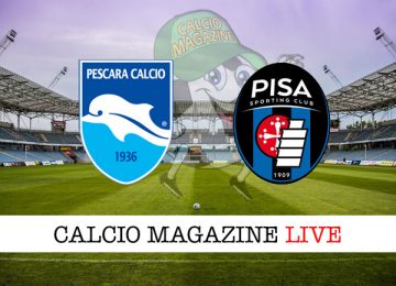 Pescara Pisa cronaca diretta live risultato in tempo reale