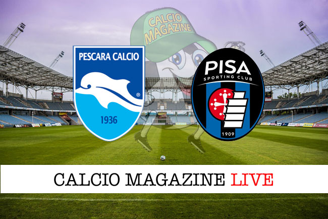 Pescara Pisa cronaca diretta live risultato in tempo reale