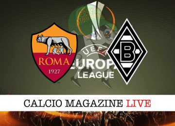 Roma Borussia Monchengladbach cronaca diretta live risultato in tempo reale