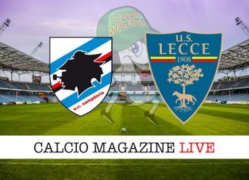 Sampdoria Lecce cronaca diretta live risultato in tempo reale
