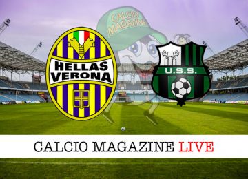 Verona Sassuolo cronaca diretta live risultato in tempo reale