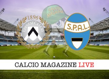 Udinese Spal cronaca diretta live risultato in tempo reale