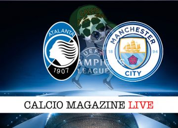 Atalanta Manchester City cronaca diretta live risultato tempo reale