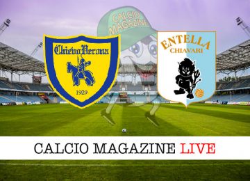 Chievo Verona Virtus Entella cronaca diretta live risultato in tempo reale