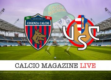 Cosenza Cremonese cronaca diretta live risultato in tempo reale