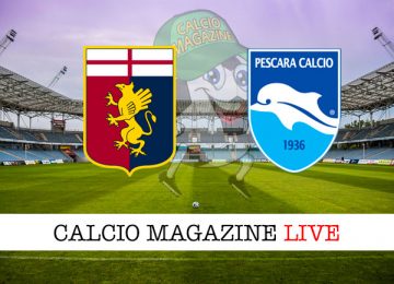 Genoa Pescara cronaca diretta live risultato in tempo reale