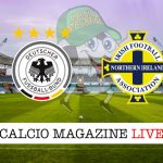 Germania Irlanda del Nord cronaca diretta live risultato in tempo reale