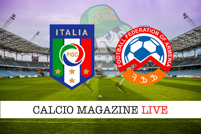 Italia Armenia cronaca diretta live risultato in tempo reale