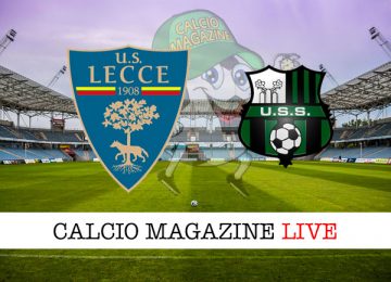 Lecce Sassuolo cronaca diretta live risultato in tempo reale