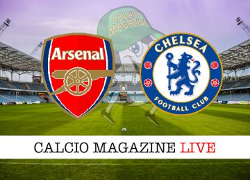 Arsenal Chelsea cronaca diretta live risultato in tempo reale