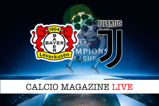 Bayer Leverkusen Juventus cronaca diretta live risultato in tempo reale