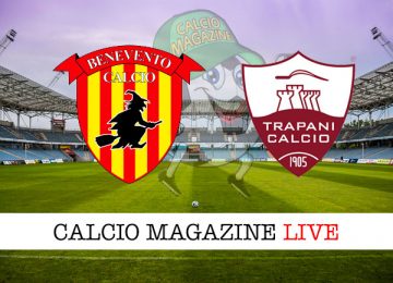 Benevento Trapani cronaca diretta live risultato in tempo reale