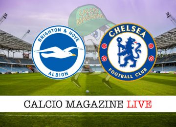 Brighton Chelsea cronaca diretta live risultato in tempo reale