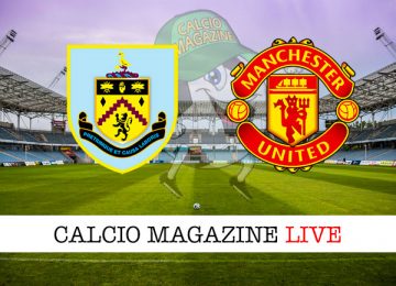 Burnley Manchester United cronaca diretta live risultato in tempo reale