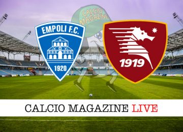 Empoli Salernitana cronaca diretta live risultato in tempo reale