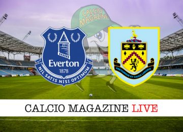 Everton Burnley cronaca diretta live risultato in tempo reale