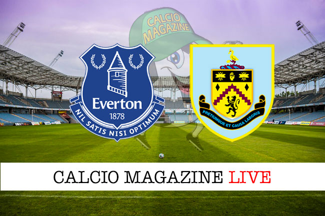 Everton Burnley cronaca diretta live risultato in tempo reale