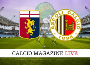 Genoa Ascoli cronaca diretta live risultato in tempo reale
