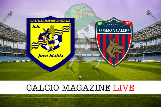 Juve Stabia Cosenza cronaca diretta live risultato in tempo reale