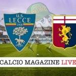 Lecce Genoa cronaca diretta live risultato in tempo reale