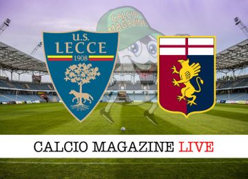 Lecce Genoa cronaca diretta live risultato in tempo reale