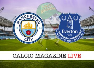 Manchester City Everton cronaca diretta live risultato in tempo reale
