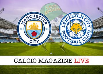 Manchester City Leicester cronaca diretta live risultato in tempo reale