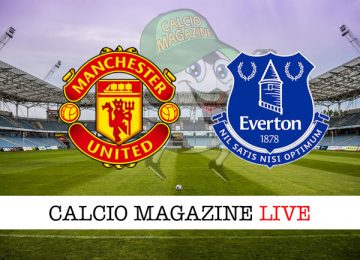 Manchester United Everton cronaca diretta live risultato in tempo reale