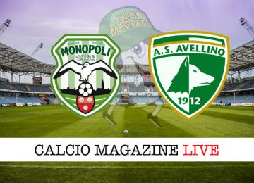 Monopoli Avellino cronaca diretta live risultato in tempo reale