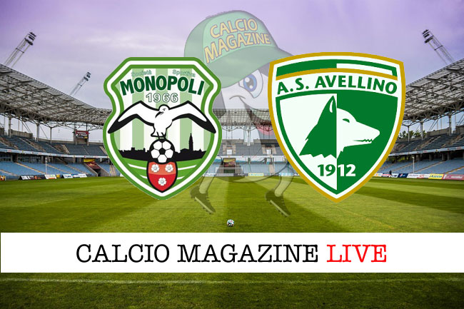 Monopoli Avellino cronaca diretta live risultato in tempo reale