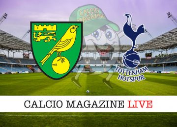 Norwich Tottenham cronaca diretta live risultato in tempo reale