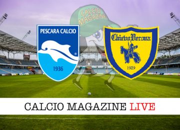 Pescara Chievo cronaca diretta live risultato in tempo reale