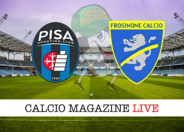 Pisa Frosinone cronaca diretta live risultato in tempo reale