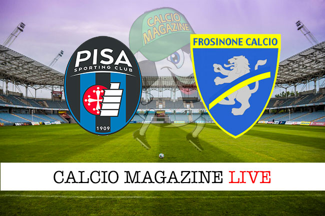 Pisa Frosinone cronaca diretta live risultato in tempo reale