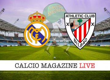 Real Madrid Atletic Bilbao cronaca diretta live risultato in tempo reale