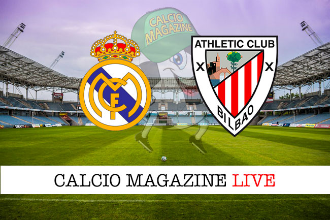 Real Madrid Atletic Bilbao cronaca diretta live risultato in tempo reale