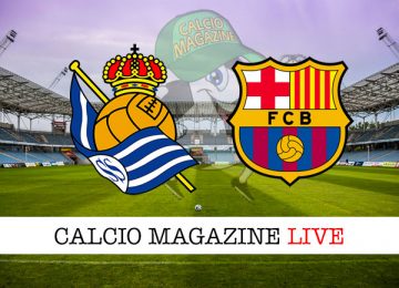 Real Sociedad Barcellona cronaca diretta live risultato in tempo reale