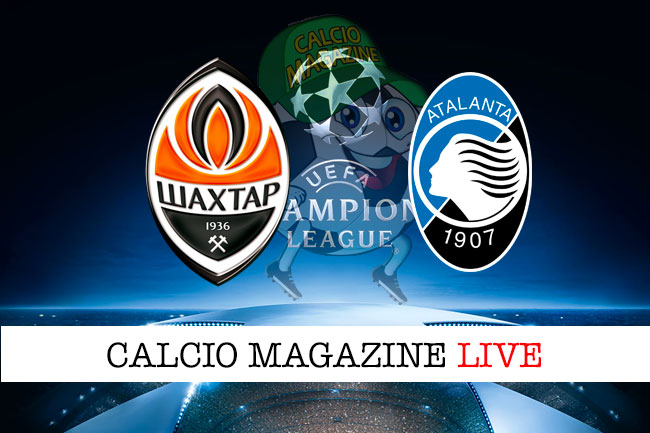 Shakhtar Donetsk Atalanta cronaca diretta live risultato in tempo reale