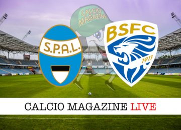 SPAL Brescia cronaca diretta live risultato in tempo reale