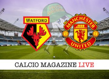 Watford Manchester United cronaca diretta live risultato in tempo reale