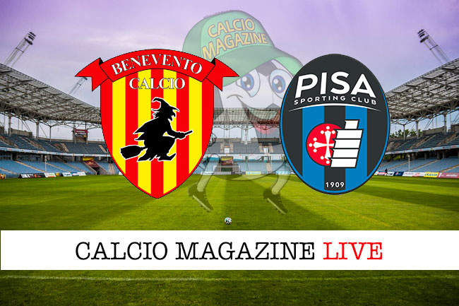 Benevento Pisa cronaca diretta live risultato in tempo reale